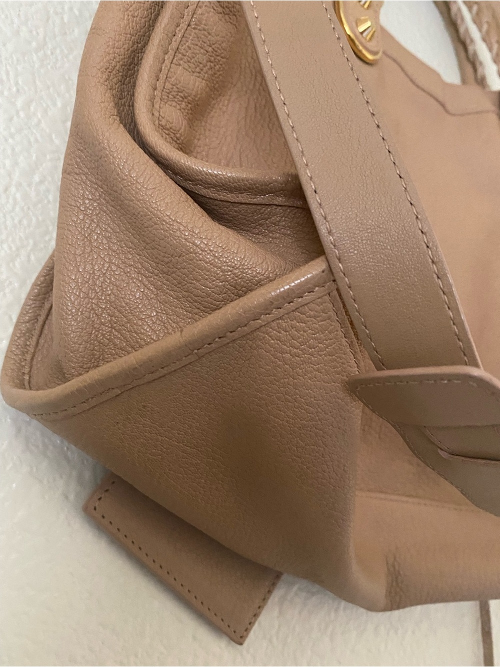 Balenciaga The City Bag Beige Shoulder Bag with Gold Hardware - Picture 12 of 16